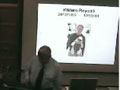 Image of Tim Reynish's lecture about the William Reynish Project